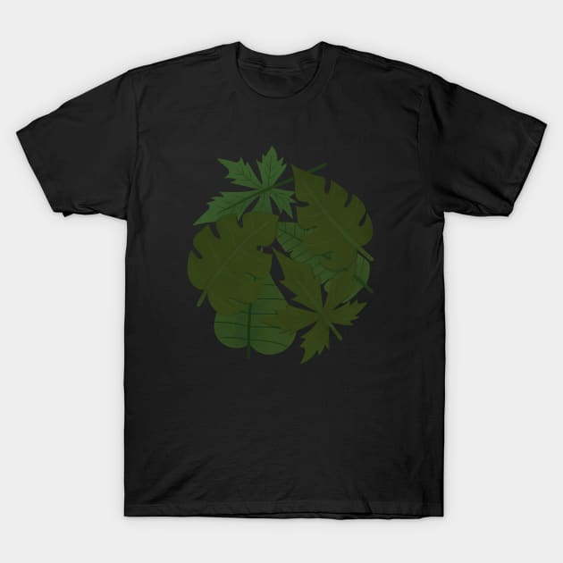 my circle leaf T-Shirt by Karyavna